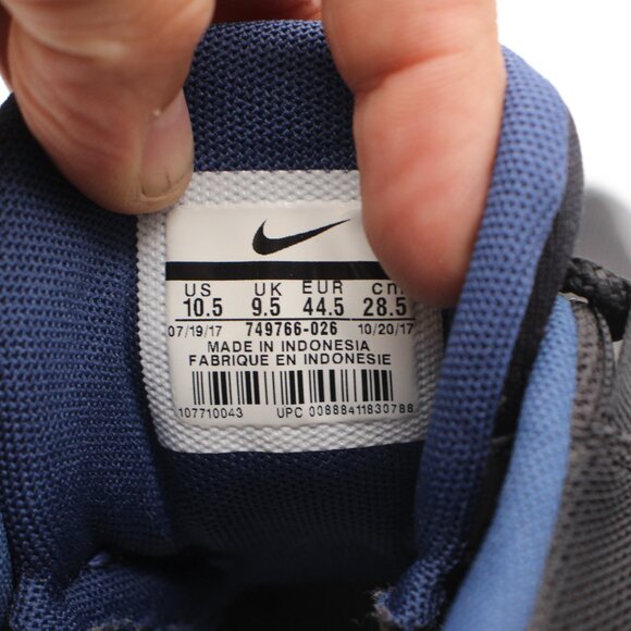 Nike Air Max 95 Essential Reverse Stash Men's Size 10.5 US Blue Grey 749766-026 - Picture 3 of 10